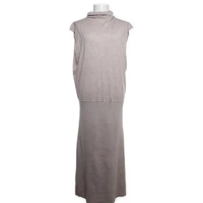 Jurk met col (Beige) van Reiss Elastaan, Kasjmier, Polyamide, Wol