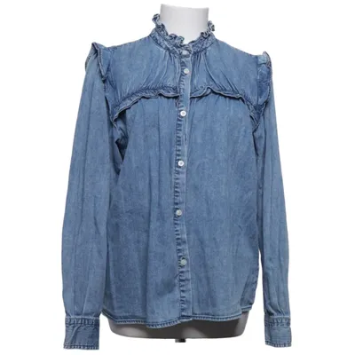 Jeansskjorta (Blå) från Replay Blue Jeans Bomull, Silke