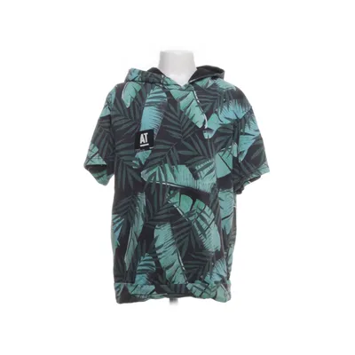 Korte mouwen capuchon sweater (Zwart, Meerkleurig) van Woxo 720° Katoen