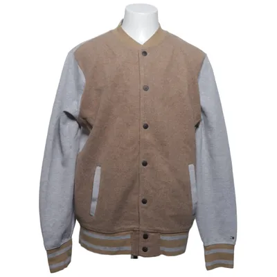 Veste universitaire (Gris, Beige) de Tommy Hilfiger Coton, Élasthane