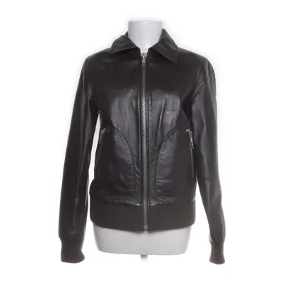 Läderjacka (Brun) från Eluine Skinn, Polyester