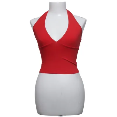 Halter neck top (Red) from White Fox Cotton, Elastane