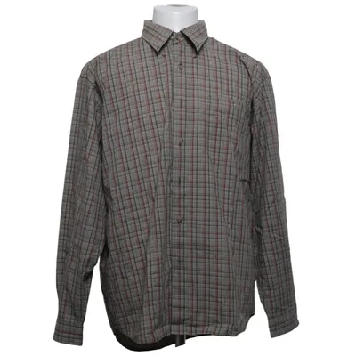 Buttondown-skjorta (Grön, Grå, Röd) från Henry Choice Bomull