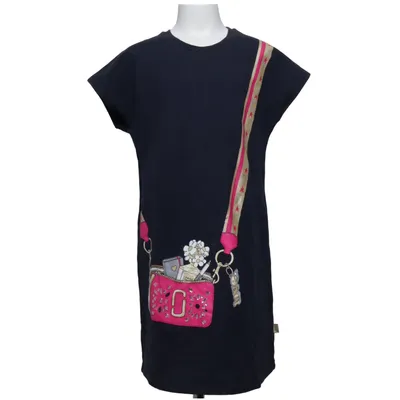 Klänning (Blå, Flerfärgad) från Little Marc Jacobs Bomull, Elastan