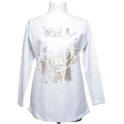 Long sleeve T-shirt (White) from Zaza Cotton, Elastane