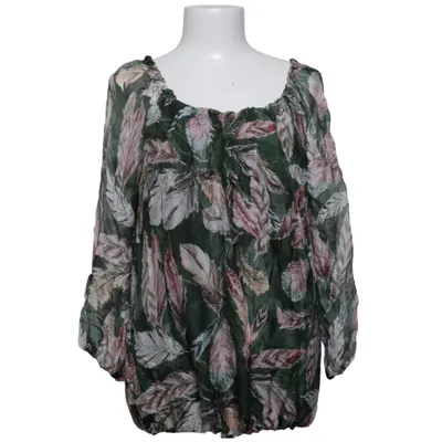 Blouse (Vert, Rose, Multicolore) de Blossun Élasthane, Soie, Viscose