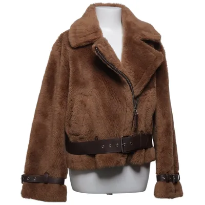 Shearling Jacke (Braun) von WRSTBHVR Studio Elasthan, Polyester, Wolle