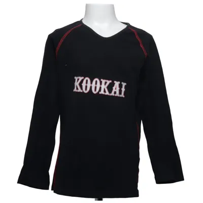 Långärmad t-shirt (Svart, Röd) från Kookaï