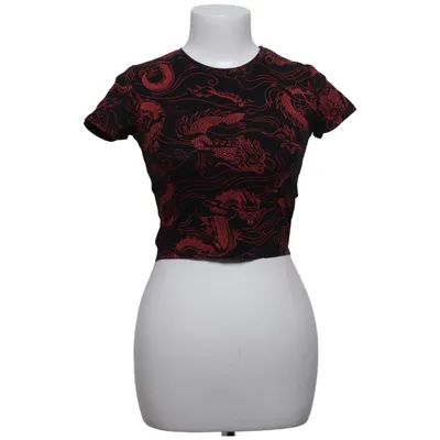 T-shirt (Noir, Rouge) de Cropp