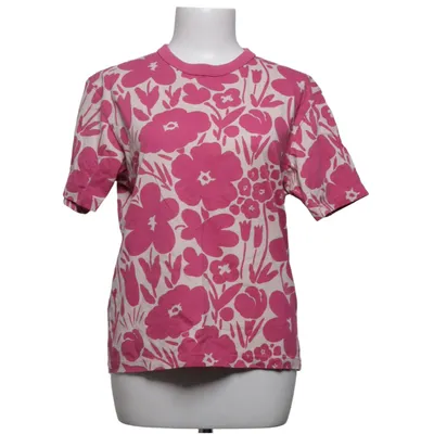T-shirt (Pink, Beige) fra Marimekko x Uniqlo Bomuld