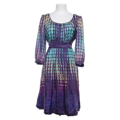 Robe (Violet, Multicolore) de Barbara Schwarzer Soie