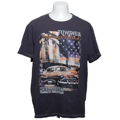 T-shirt (Grå, Flerfärgad) från BLWR Bomull