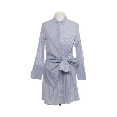 Robe chemise (Bleu, Blanc) de Reserved Coton