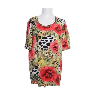 Top (Red, Multicolored) from THEA 42 plus Elastane, Viscose