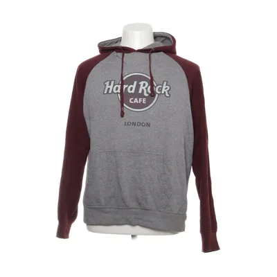 Huvtröja (Grå, Röd) från Hard Rock Cafe Bomull, Polyester