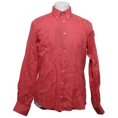 Shirt (Rood) van David Saddler Linnen