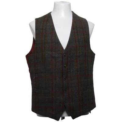 Kostymväst (Grön, Blå, Röd) från Harris Tweed Polyester, Ull