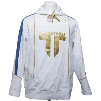 Hoodie (White, Blue, Gold) from Li-Ning Cotton, Polyester