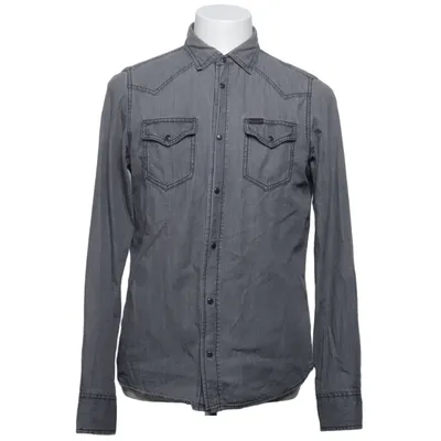 Denim shirt (Gray) from Diesel Industry Cotton