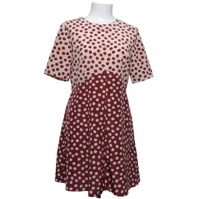 Dress (Beige, Red) from ASOS Polyester