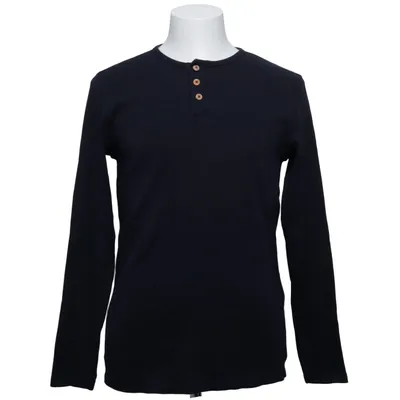T-shirt manches longues (Bleu) de EP Collection Coton, Élasthane