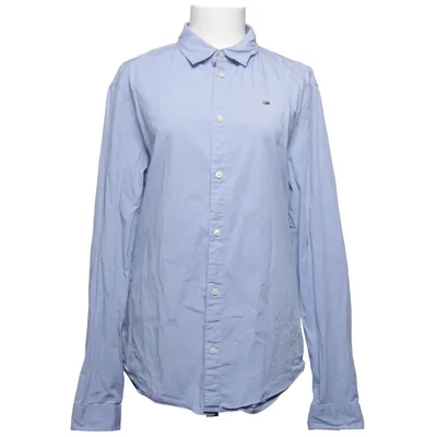 Chemise (Bleu) de Tommy Hilfiger Jeans Coton, Élasthane
