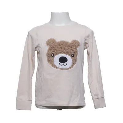 Långärmad t-shirt (Beige) från Next Bomull, Polyester