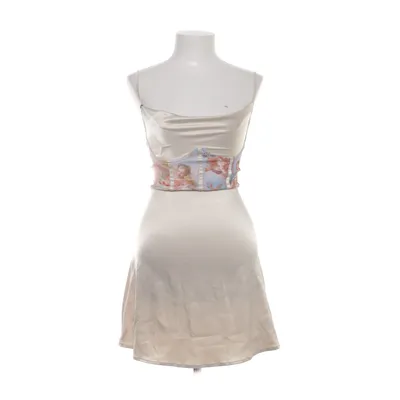 Nightgown (Beige, Multicolored) from Shein Elastane, Polyester