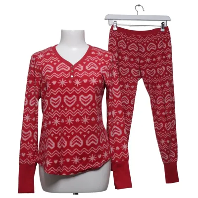 Pyjamasz (Rød, Hvid) fra Jaclyn Intimates Elastan, Polyester