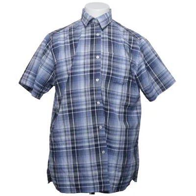 Short sleeve shirt (Blue, White) from J.F.K