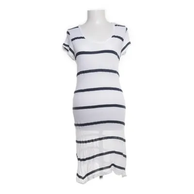 Klänning (Vit, Blå) från Basic Apparel Linne, Polyester, Viskos