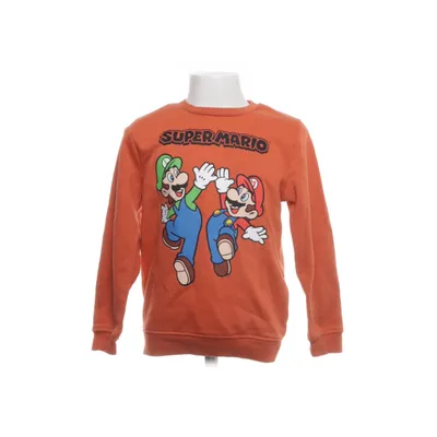 Collegetröja (Orange, Flerfärgad) från Super Mario Bomull, Polyester