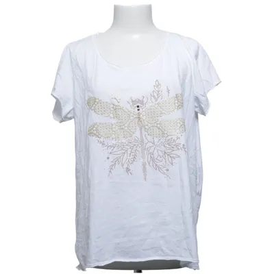 T-shirt (Vit, Guldfärgad) från Marta Bomull