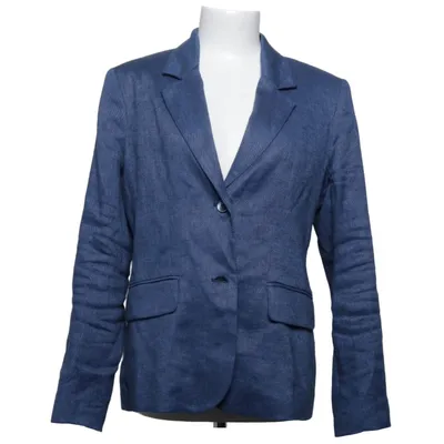 Blazer (Blue) from Newhouse Cotton, Elastane, Linen, Viscose