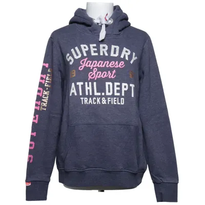 Hoodie (Blue) from Superdry Track & Field Cotton, Polyester