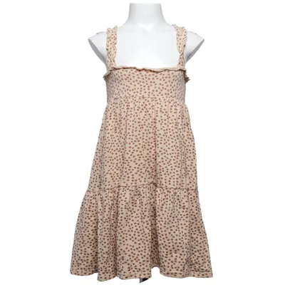 Robe (Beige, Marron) de Konges Sløjd Élasthane, Modal, Coton biologique