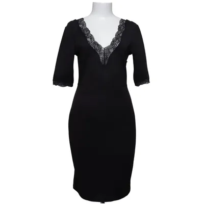 Jurk (Zwart) van Lady Lol Paris Elastaan, Polyester