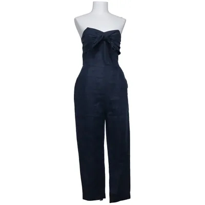 Jumpsuit (Blue) from Mango Suit Cotton, Linen, Polyester