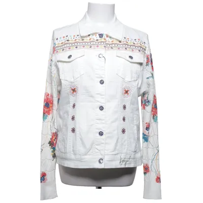 Denimjakke (Hvid, Flerfarvet) fra Desigual