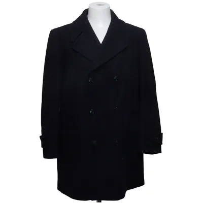 Pea coat (Blue) from Montgomery Viscose