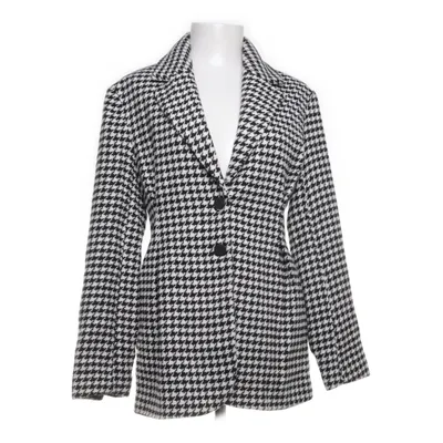 Blazer (Hvid, Sort) fra Sinsay Akryl, Polyamid, Polyester