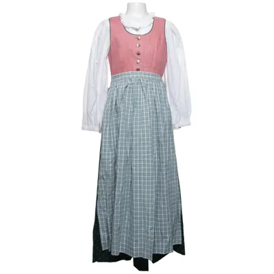Dirndl (Hvid, Grøn, Rød) fra Lodenfrey Linned