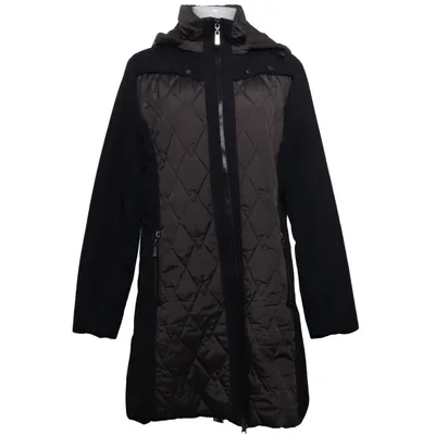 Coat (Black, Gray) from Junge Polyester