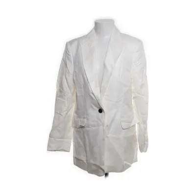 Kavaj (Vit) från H&M Modern Classic Linne, Viskos, Polyester