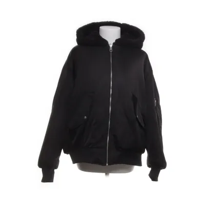 Winterjas (Zwart) van Zara Polyester, Elastaan