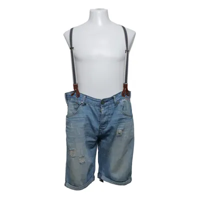 Denim shorts (Blauw) van Biaggio Katoen