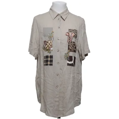 Short sleeve shirt (Beige) from Helline Viscose