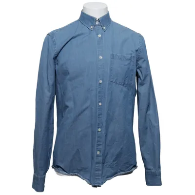 Denim blouse (The Denim Shirt) van Asket Katoen