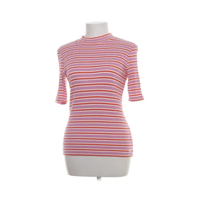 T-shirt (Rosa, Röd, Vit) från Tom Tailor Denim Elastan, Viskos