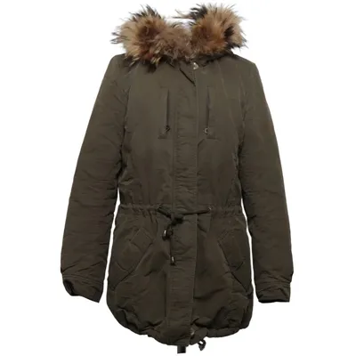 Parka (Vert) de IQ+ Berlin Coton, Polyamide, Polyester, Viscose